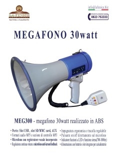 Megafono da 30 watt - MEG300